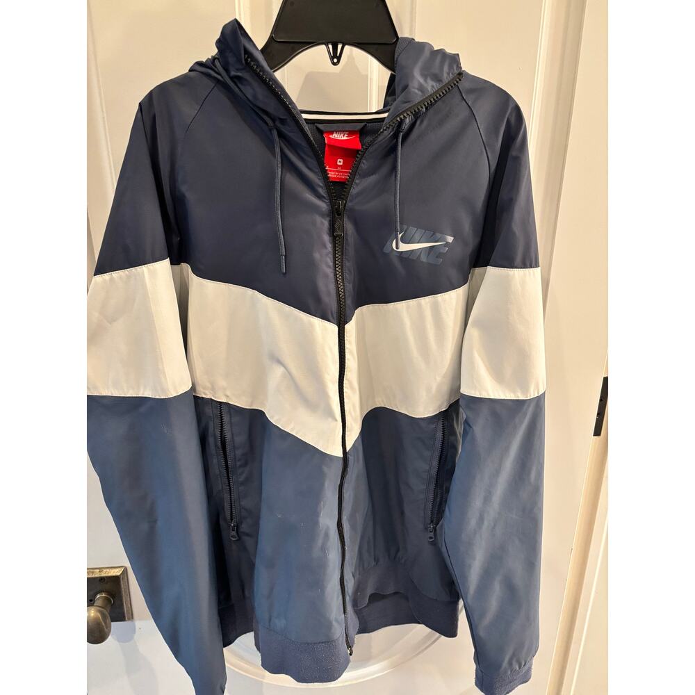 Nike Tricolor Blue Windbreaker Mens Size M